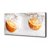 Obrazy i zdjęcia na płótnie - Foto obraz na płótnie Pomarańcze pod wodą - miniaturka - grafika 1