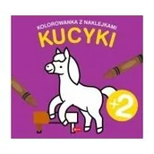 Kolorowanki, wyklejanki - Dragon Kucyki. Kolorowanka z naklejkami praca zbiorowa - miniaturka - grafika 1