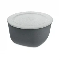 Koziol Pojemnik z pokrywką Connect Organic 4 l ciemnoszary 3872673 - Pojemniki kuchenne - miniaturka - grafika 1