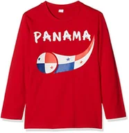 Koszulki dla chłopców - Supportershop supportershop 6 Shirt Panama L/S dzieci 6 chłopcy, czerwony, f: M (rozmiar producenta: 6 lat) 5060542524667 - miniaturka - grafika 1