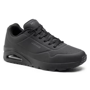 Sneakersy damskie - SKECHERS Sneakersy Uno-Stand On Air 52458/BBK Black - grafika 1