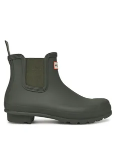 Hunter Kalosze WFS2078RMA Khaki - Kalosze damskie - miniaturka - grafika 1