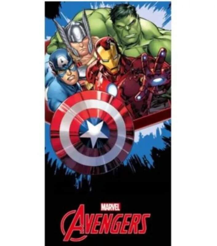 Ręcznik plażowy Jerry Fabrics Avengers AYM074918 kolorowy 70x140