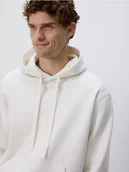 Bluzy męskie - Reserved - Bluza regular z kapturem - złamana biel - miniaturka - grafika 1