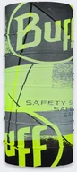 Czapki i chusty sportowe damskie - Komin Wielofunkcyjny Buff Safety CoolNet UV YELLOW - miniaturka - grafika 1