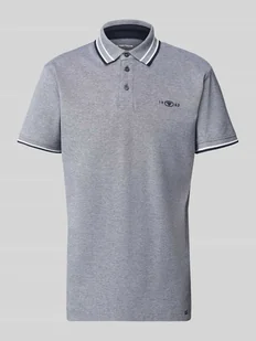 Koszulka polo o kroju regular fit z paskami w kontrastowym kolorze - Koszulki męskie - miniaturka - grafika 1