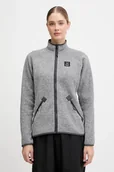 Bluzy damskie - Haglöfs bluza outdoorowa Risberg damska kolor szary gładka 607384 - miniaturka - grafika 1
