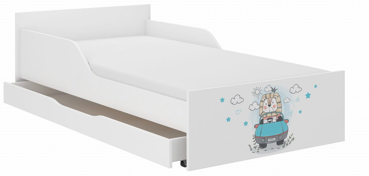 Łóżko dziecięce PUFI 160x80 KRÓL LEW