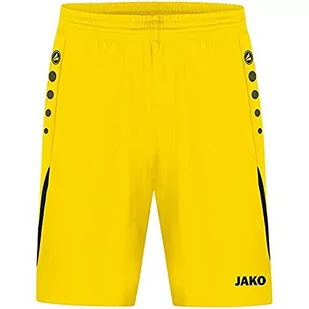 JAKO Męskie spodnie sportowe Challenge cytro/czarny S - Spodenki męskie - miniaturka - grafika 1