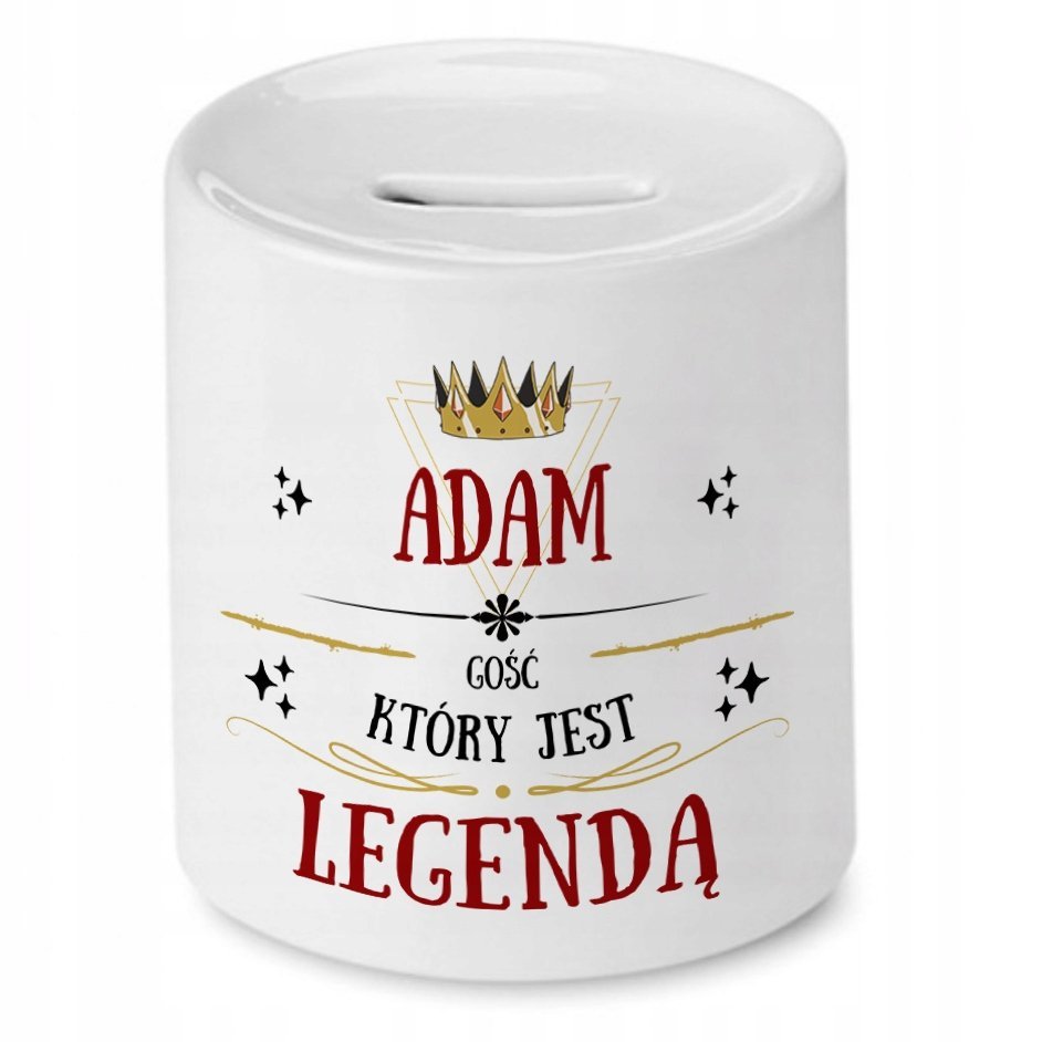 Złoty Kubek Premium Dla Skarbnika Prezent z Nadrukiem ze Zdjęciem + Opakowanie na prezent (wzór 01)