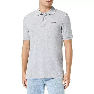 Diesel T-Smith-DIV koszulka polo Koszulka męska, Grey Melange (Nie Bros), L - Koszulki męskie - miniaturka - grafika 1