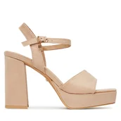 Sandały damskie - Sandały DeeZee HH-2278 Beżowy - miniaturka - grafika 1