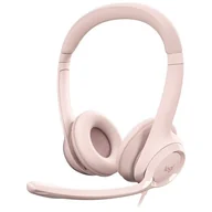 Słuchawki - LOGITECH H390 Różowy - miniaturka - grafika 1