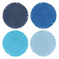 Obrusy i serwetki - Papierowe maty stołowe zestaw 4 szt. ø 38 cm Shades of Ocean – Villa d'Este - miniaturka - grafika 1