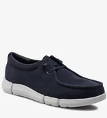 Półbuty damskie - Geox Półbuty Tekstylne Wsuwane Granatowe 39 Ż7o - miniaturka - grafika 1