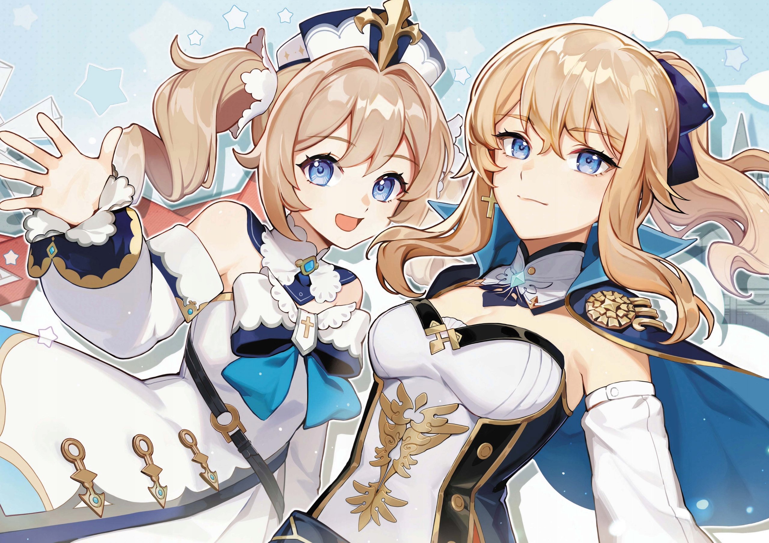 Plakat A1 Genshin Impact Anime Gra Jean Barbara