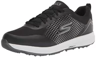 Trampki męskie - Skechers 214031, Trampki męskie, Black Synthetic Textile White Trim, 47 EU - miniaturka - grafika 1