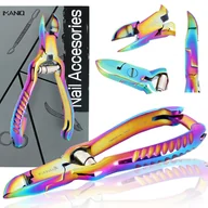Akcesoria do paznokci - Cążki cęgi do grubych wrastających paznokci skórek obcinaczki nożyczki manicure gabinet SPA wielokolorowe - miniaturka - grafika 1