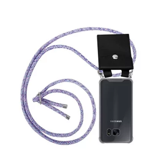 Pokrowiec z łańcuszkiem Do Samsung Galaxy S7 w JEDNOROŻEC Etui Obudowa Case Cover Ochronny Cadorabo - Etui i futerały do telefonów - miniaturka - grafika 1
