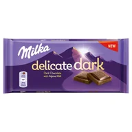 Czekolada - Milka Delicate Dark Czekolada z mleka alpejskiego 85 g - miniaturka - grafika 1
