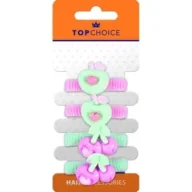 Ozdoby do włosów - Top Choice Frotki do włosów 22913 4 szt. - miniaturka - grafika 1