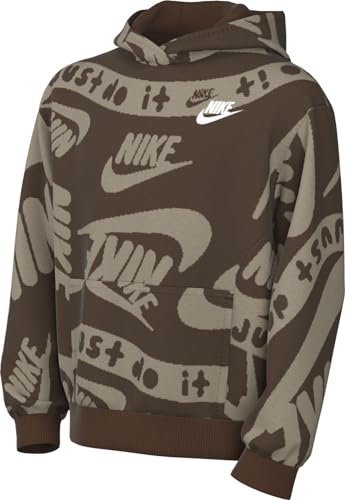 Nike Unisex dziecięca bluza z kapturem K Club FLC Hbr Po AOP Top