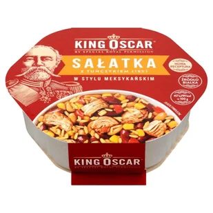 King Oscar Sałatka z tuńczykiem w stylu meksykańskim 220 g - Konserwy i dania rybne - miniaturka - grafika 1