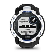 Smartwatch - Garmin Instinct Czarno-biały - miniaturka - grafika 1