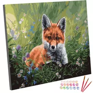 Malowanie po numerach - Zestaw do malowania po numerach, 40x50 cm, Lis w Zaroślach - miniaturka - grafika 1