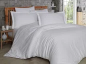 Pościel - Pościel satyna żakardowa DAMASK WHITE - miniaturka - grafika 1