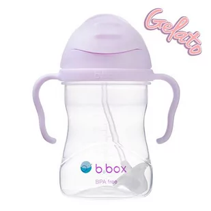 B.box Bidon ze słomką 240 ml, Gelato Boysenberry - Bidony dla dzieci - miniaturka - grafika 1