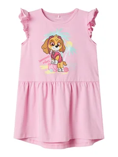 NAME IT Sukienka codzienna 13240701 Różowy Regular Fit - Sukienki i spódniczki dla dziewczynek - miniaturka - grafika 1