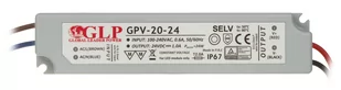 GLP ZASILACZ LED GLP 24W 24V IP67 LUX00837 - Zasilacze i transformatory - miniaturka - grafika 1