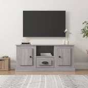 Szafki RTV - vidaXL Szafka pod TV, szary dąb sonoma, 100x35,5x45 cm - miniaturka - grafika 1