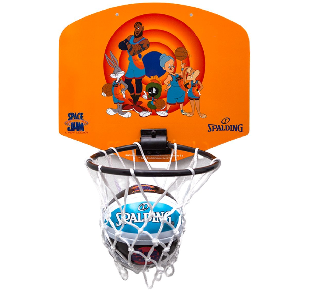 Spalding Tablica do koszykówki Mini Space Jam Tune Squad pomarańczowa 79006Z (T3209)