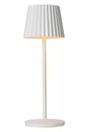Lampy stojące - Lucide Justine 27889/02/30 lampa stołowa lampka IP54 1x2W LED 2700K czarna - miniaturka - grafika 1