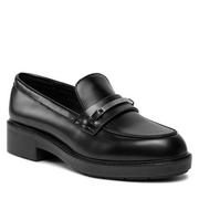 Półbuty damskie - Loafersy Calvin Klein Rubber Sole Loafer W/Hw HW0HW02006 Ck Black BEH - miniaturka - grafika 1