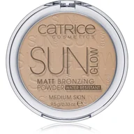 Pudry do twarzy - Catrice Puder Brązujący Sun Lover Glow 030 Medium Bronze CAT73282 - miniaturka - grafika 1