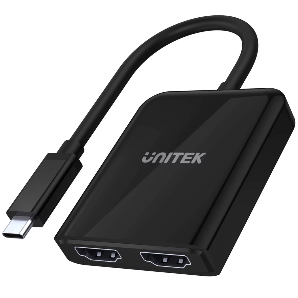Unitek ADAPTER USB-C 2X HDMI 2.0A 4K 60HZ, V1408A 2_385438