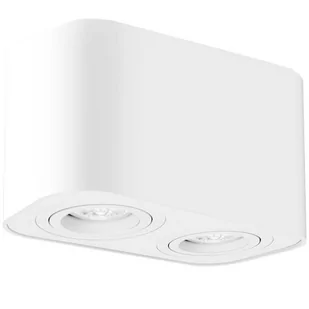Rabalux 2054 - Oświetlenie punktowe KOBALD 2xGU10/42W/230V białe - Lampy sufitowe - miniaturka - grafika 1