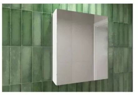 AQ.401-1504011 / AQUAFORM / OTTIMA / SZAFKA WISZĄCA Z LUSTREM 40X60X15 DSM BIAŁY POŁYSK /