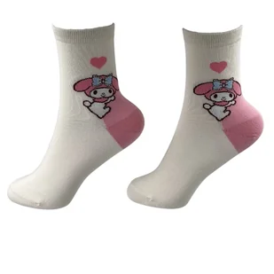 Skarpetki Bawełniane Długie My Melody Damskie Hello Kitty 36-40 - Skarpetki damskie - miniaturka - grafika 1