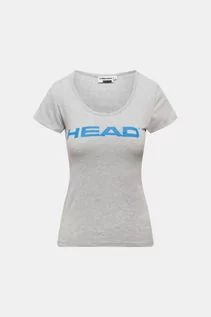 Koszulki sportowe damskie - Head T-shirt - Szary - Kobieta - XS(xs) - 459208 - grafika 1