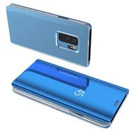 Etui i futerały do telefonów - Etui Smart View Mirror Smart Cover Etui kompatybilne z iPhone X Etui ochronne Etui ochronne Przezroczysty niebieski - miniaturka - grafika 1