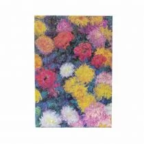 Paperblanks Notatnik Monet's Chrysanthemums midi kropki PB9718-1 - Szkolne artykuły papiernicze - miniaturka - grafika 1