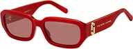Okulary przeciwsłoneczne - Marc Jacobs Damskie okulary przeciwsłoneczne Marc 614/S, czerwone, 50, czerwony - miniaturka - grafika 1