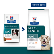 Sucha karma dla psów - HILL'S PD Prescription Diet Canine w/d 10kg - miniaturka - grafika 1