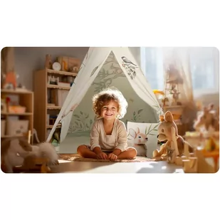 Namiot tipi dla dzieci Nukido - beżowe - Namioty i tipi dla dzieci - miniaturka - grafika 11
