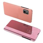 Etui i futerały do telefonów - Clear View Case futerał etui z klapką Samsung Galaxy A51 5G / Galaxy A51 / Galaxy A31 różowy - miniaturka - grafika 1