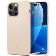 Etui i futerały do telefonów - SPIGEN THIN FIT IPHONE 14 PRO MAX SAND BEIGE - miniaturka - grafika 1